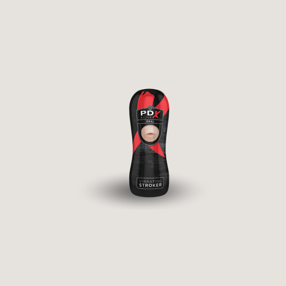 Pdx Oral Vibrating Stroker | Masturbador para hombre tipo "Oral"